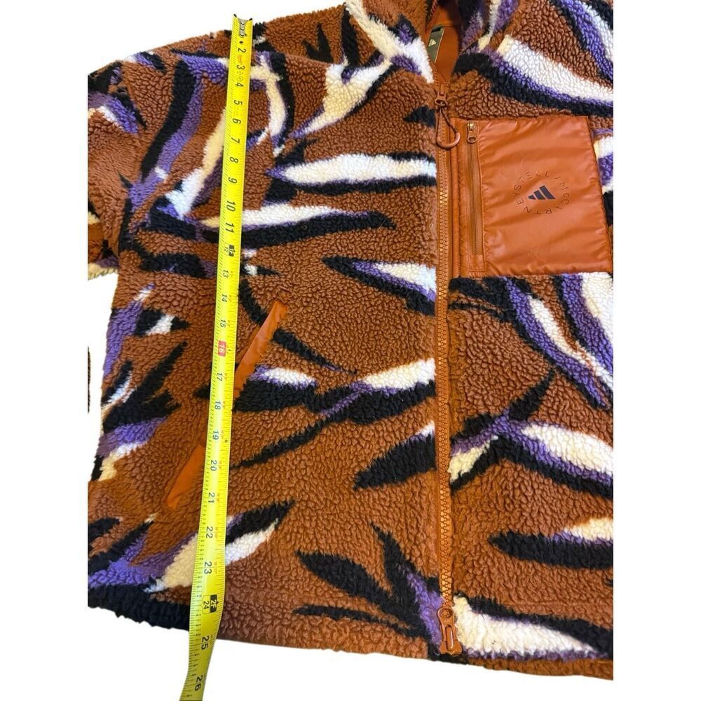 Adidas Stella McCartney oversized XS Sherpa teddy jacket - EUC - Picture 13 of 14